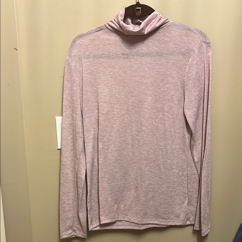 A New Day lightweight purple turtleneck